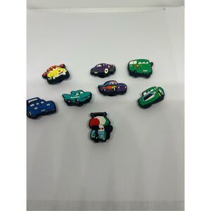 Set of 8 Disney Pixar Cars Shoe Charms
